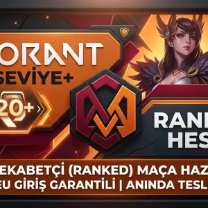 Valorant 20 Seviye+Random Hesap
